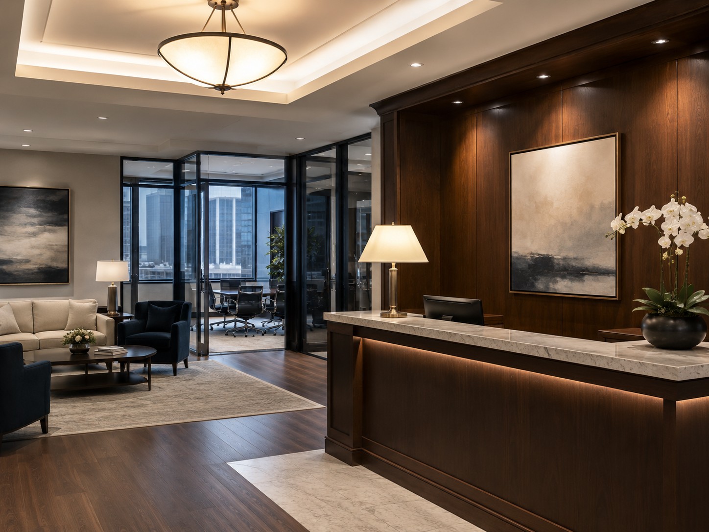 Heritage Law Group reception area